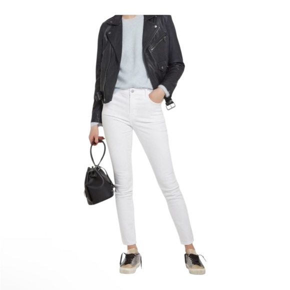 NWT J brand jeans womens size 25 white blanc maria skinny mid rise denim - Picture 1 of 7
